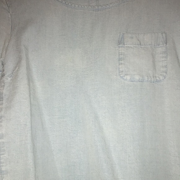 J. Jill denim chambray pocket top - Picture 4 of 4